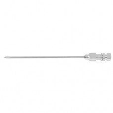 Tuohy Lumbar Puncture Needle 17 G - With Luer Lock Connection - Special Tip Stainless Steel, Needle Size Ø 1.4 x 76 mm